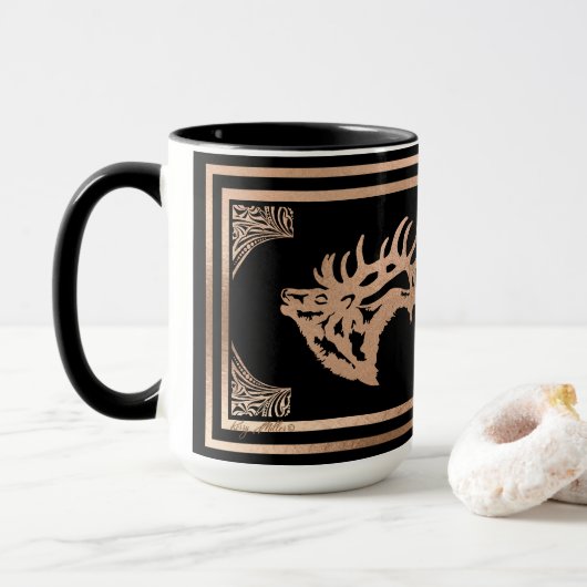Bull Elk Mok (Met donut)