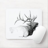 Bull Elk Muismat (Met muis)