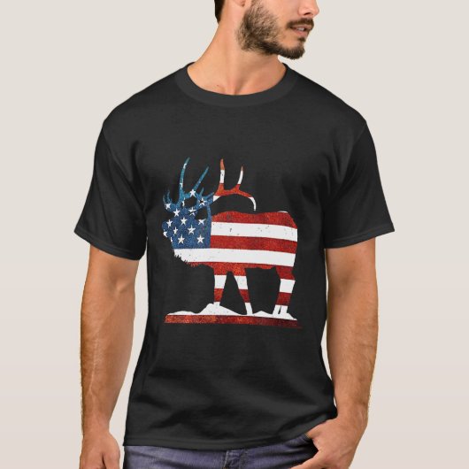Bull Elk Shirt American Elk Hunting Gift (Voorkant)