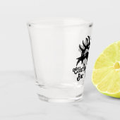Bull Elk Shot Glass Glas (Links)