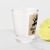 Bull Elk Shot Glass Glas (Links)