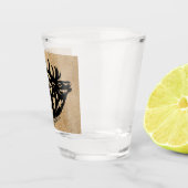 Bull Elk Shot Glass Glas (Rechts)