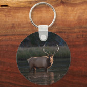 Bull Elk Sleutelhanger (Voorkant)