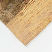 Bull Elk Sunrise Collage Fleece Deken (Hoek)