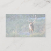 Bull Elk Visitekaartje (Achterkant)