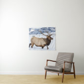 Bull Elk | Wyoming Wandkleed (In Situ (horizontaal))