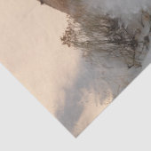 Bull Elk zoekt voedsel onder de sneeuw Tissuepapier (Detail)