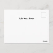 Bull en Beer Beurs Handel Custom Briefkaart (Achterkant)