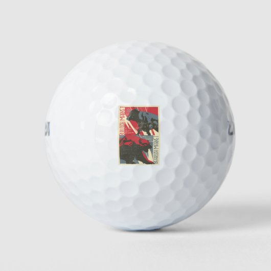 Bull - en Beer - day - Transders - Cadeau Golfballen