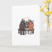 Bull en Beer - Funny Crypto/Stocks Kaart (Gele Bloem)