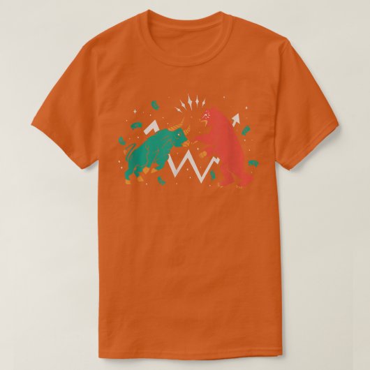 Bull- en Beer-gevecht T-shirt (Design voorkant)