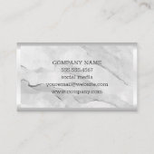 Bull en Beer Logo | Grafiek met staafbalk | Steen Visitekaartje (Achterkant)