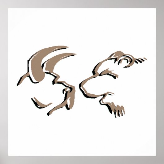 Bull en Beer Poster (Voorkant)