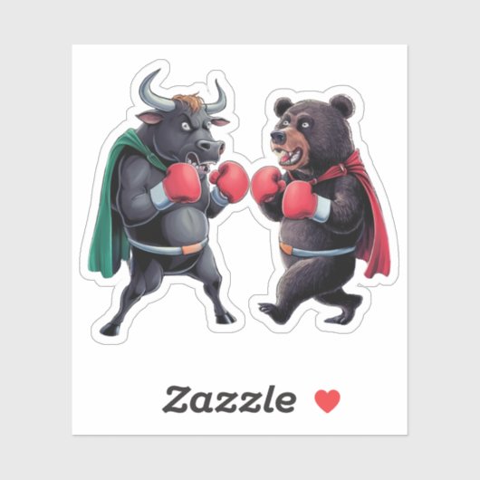 Bull en Beer Sticker (Vel)