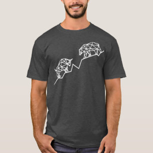 Bull en Beer Trading and Stock Market Investeren T-shirt