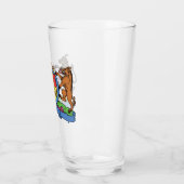 Bull en Boar Rampant BBQ-wapenschild Glas (Links)