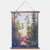 Bull en Koe ontdaan van de wilde natuur Hangend Wandkleed (Voorkant)