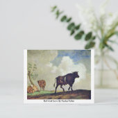 Bull en koeien van Paulus Potter Briefkaart (Staand voorkant)