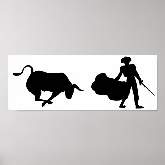 Bull en Matador Poster (Voorkant)