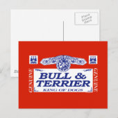 Bull en Terrier Briefkaart (Voorkant / Achterkant)