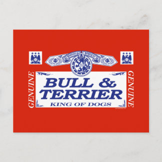 Bull en Terrier Briefkaart