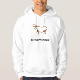 Bull Entrepreneur Brown Hoodie
