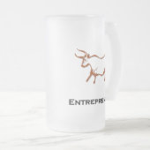 Bull Entrepreneur Brown Matglas Bierpul (Voorkant rechts)