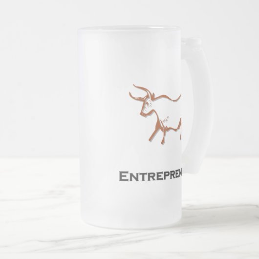 Bull Entrepreneur Brown Matglas Bierpul (Voorkant rechts)