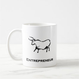 Bull Entrepreneur shirt Zwart Koffiemok