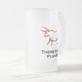 Bull Er is geen plan B Brown Matglas Bierpul (Voorkant rechts)