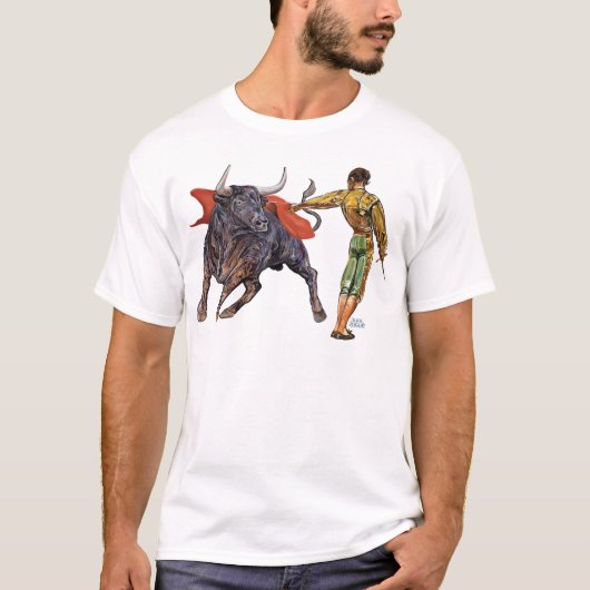 Bull Fighter of Bull, Matador of El Toro T-shirt (Voorkant)