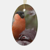 Bull Finch Keramisch Ornament (Links)