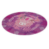 Bull flower snijplank (Hoek)