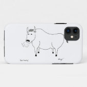 Bull Folk Art iPhone 5 Hoesje (Achterkant (horizontaal))