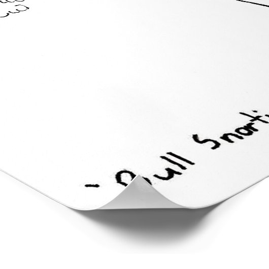 Bull Folk Art Poster (Hoek)