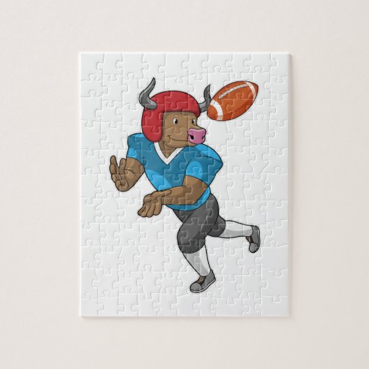 Bull Football Sports Legpuzzel (Verticaal)