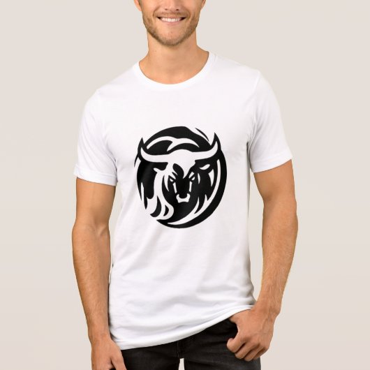 Bull Force: kracht binnen de cirkel Tri-Blend Shirt (Voorkant)