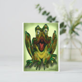 Bull Frog Briefkaart (Staand voorkant)
