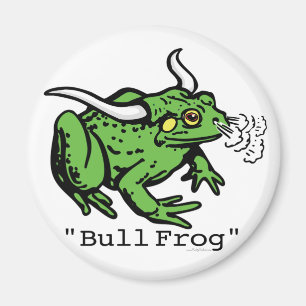 Bull Frog Bullfrog van Mudge Studios Magneet