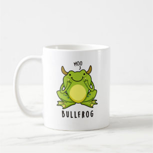 Bull Frog Funny Animal Frog Pun Koffiemok