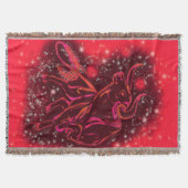 Bull gooien deken lopen in rode Sterrennacht (Voorkant)