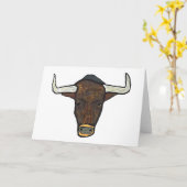 Bull Head Kaart (Gele Bloem)