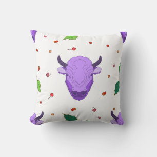 Bull, heilig, mistletoe en bessen. Het symbool van Kussen