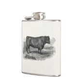  bull Illustration Retro Cow Bulls 1800s Heupfles (Links)