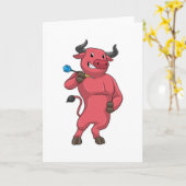 Bull in Darts met Dart Kaart (Gele Bloem)