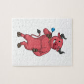 Bull in Darts met Dart Legpuzzel (Horizontaal)