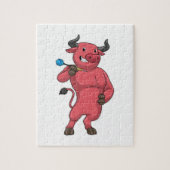 Bull in Darts met Dart Legpuzzel (Verticaal)