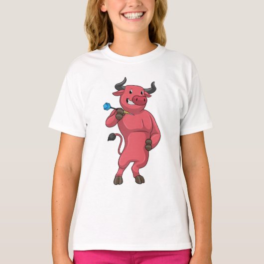 Bull in Darts met Dart T-shirt (Voorkant)