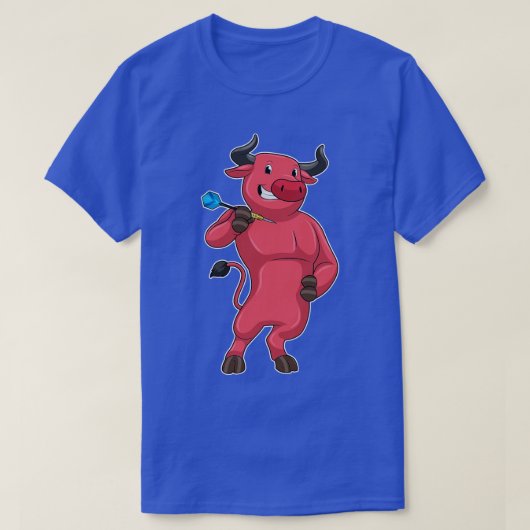 Bull in Darts met Dart T-shirt (Design voorkant)