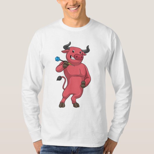 Bull in Darts met Dart T-shirt (Voorkant)